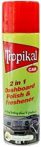 Tropikal 2 In 1 Dashboard Polish & Freshener Lemon 500ml